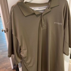 Mens olive green Cumbria polo shirt